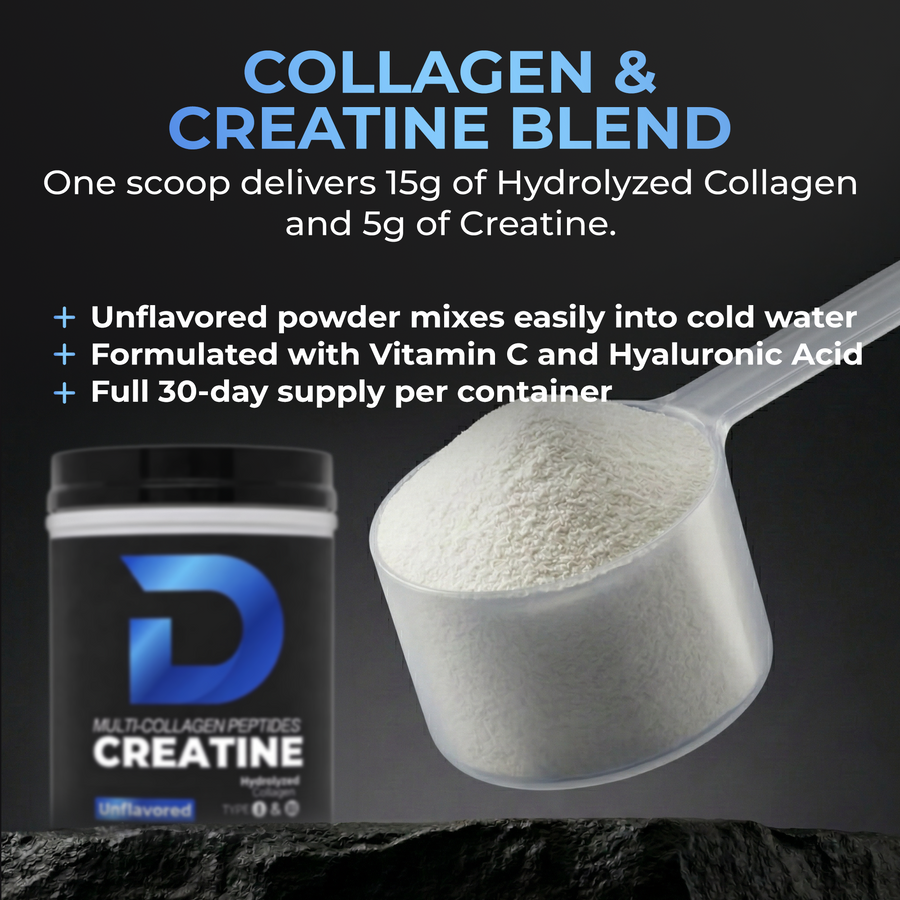 D COLLAGEN STORE Collagen + Creatine — blend overview