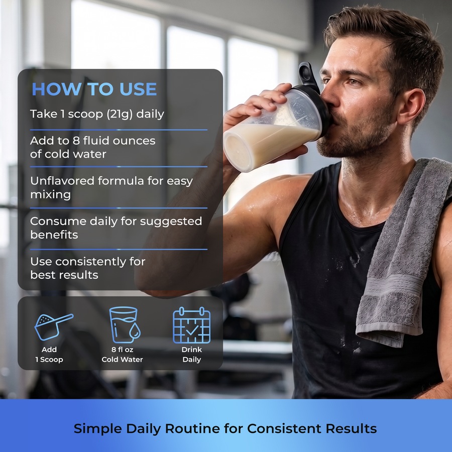 D COLLAGEN STORE Collagen + Creatine — how to use