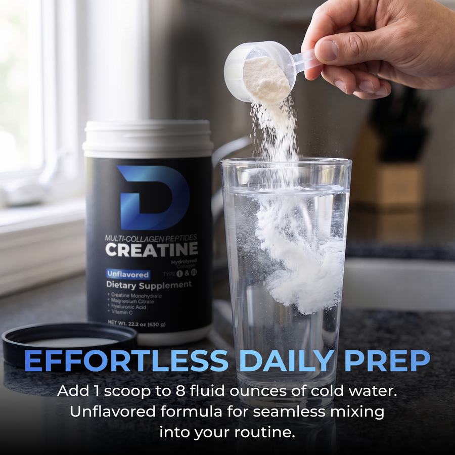 D COLLAGEN STORE Collagen + Creatine — daily preparation