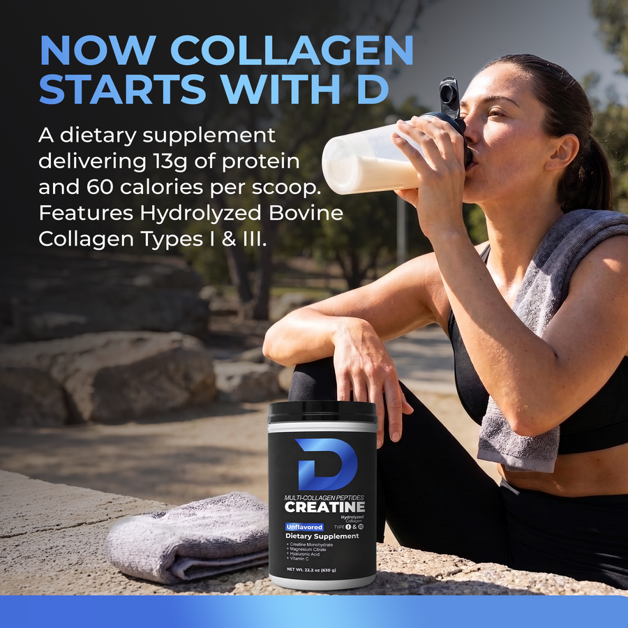 D COLLAGEN STORE Collagen + Creatine — lifestyle