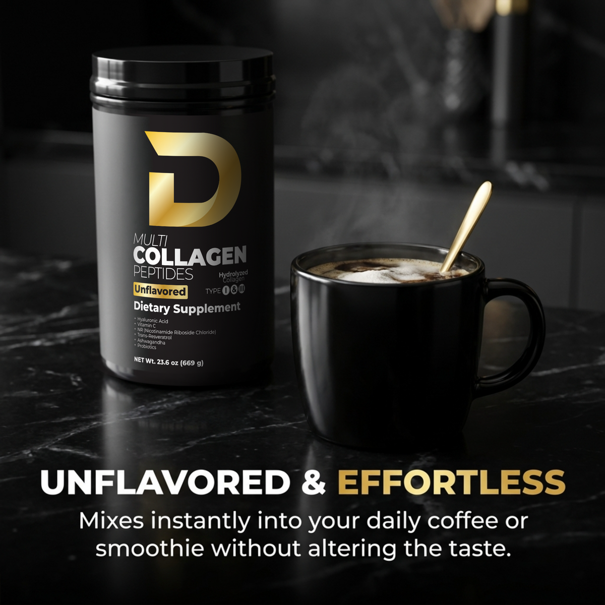 D COLLAGEN STORE Multi Collagen Peptides — daily preparation