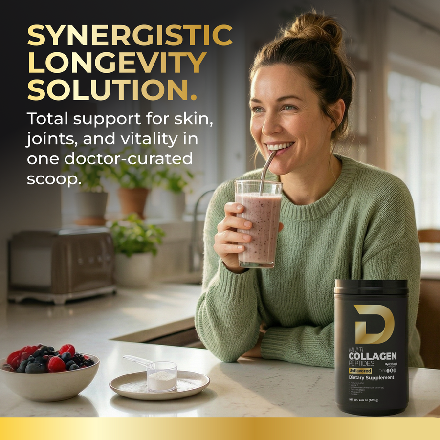 D COLLAGEN STORE Multi Collagen Peptides — lifestyle